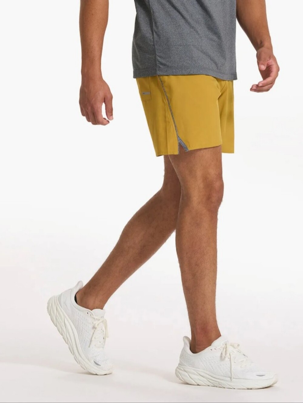 Vuori Athletic Shorts in Mustard Yellow Size Small